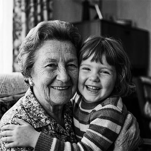 Black and white photo colorized with AI — before restoration