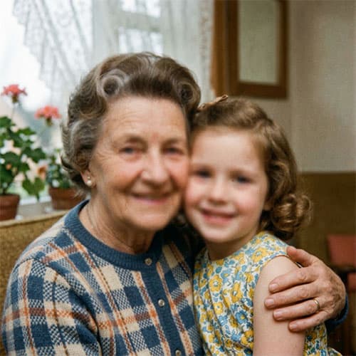 Facial details enhanced and restored — before restoration