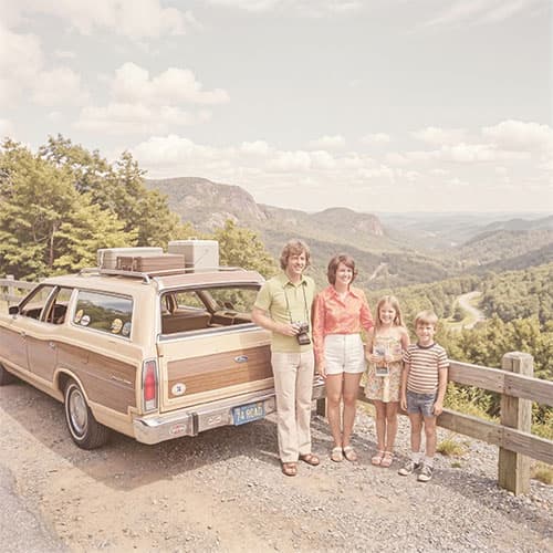 Faded colors restored to vibrant original — before restoration